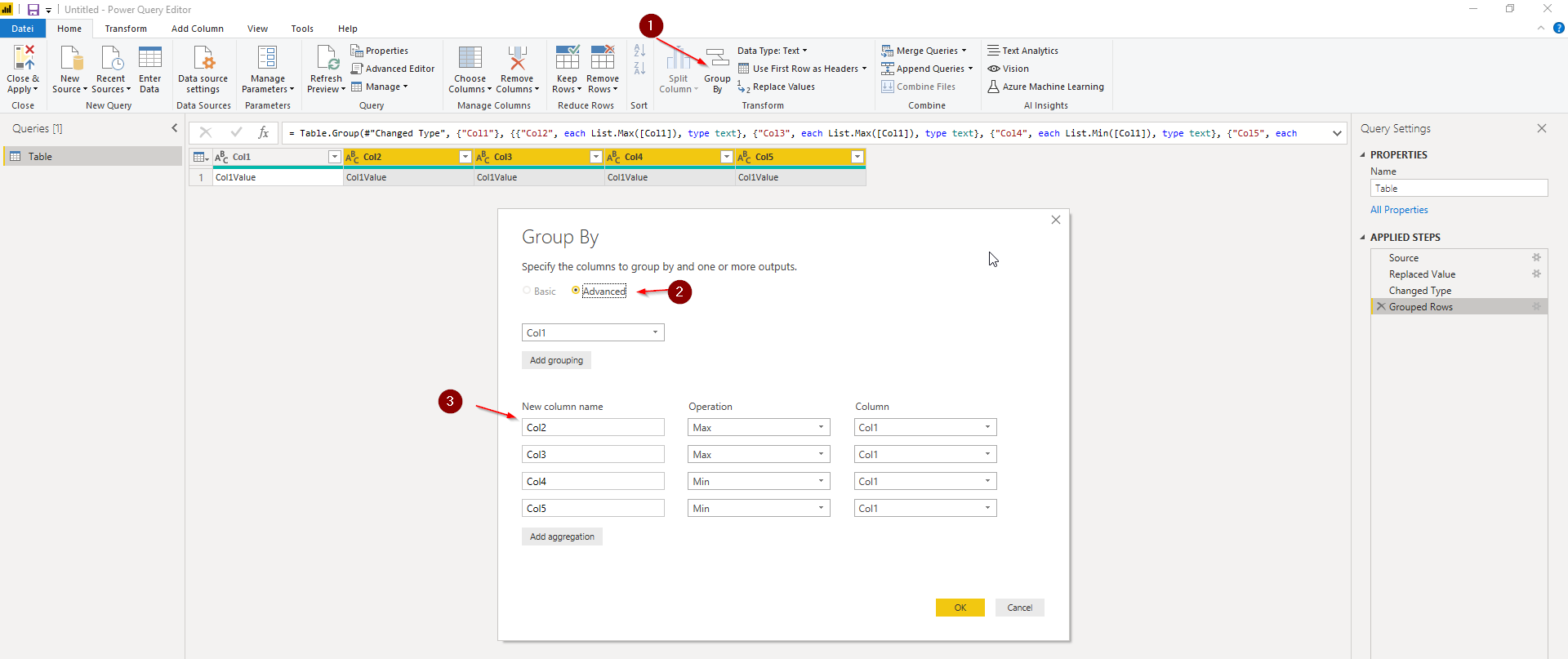 Solved: Help needed to merge rows via Power Query/Power BI ...
