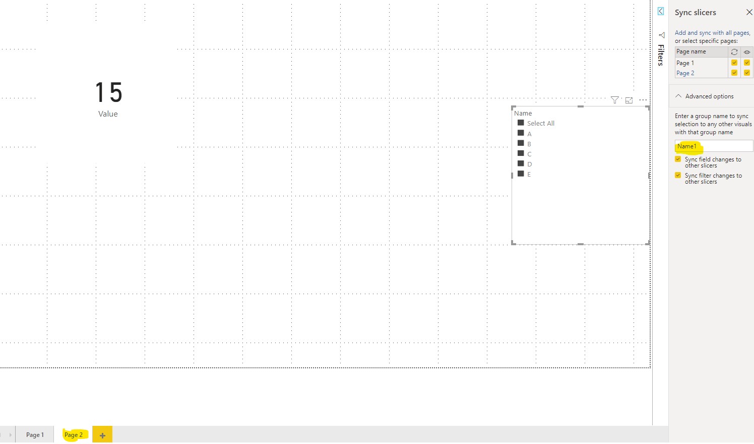 Sync slicer not working - Hierarchy Slicer - Microsoft Fabric Community