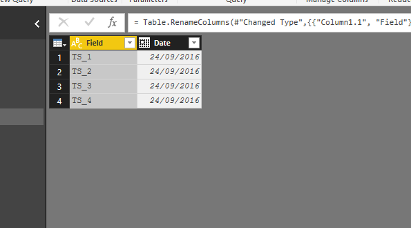 Solved: Create a new table from columns from existing tabl ...