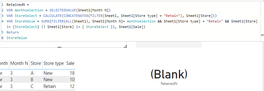 DAX - Max Month Store wise Calculations - Microsoft Fabric Community