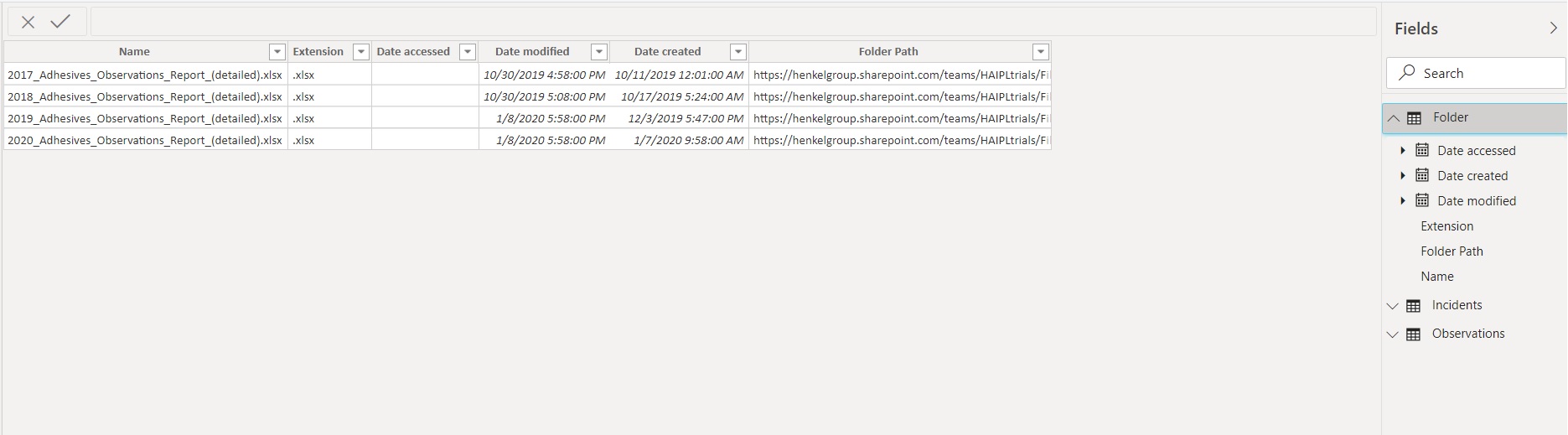 New data in sharepoint folder not reflecting - Microsoft Fabric Community