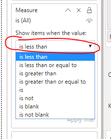 How to apply filter on a measure - Microsoft Fabric Community