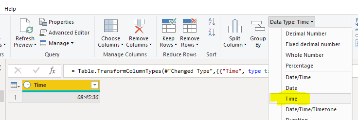 Time format