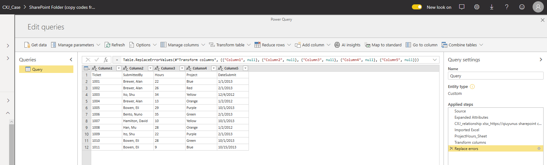 Sharepoint Folder access via Dataflow - Microsoft Fabric Community