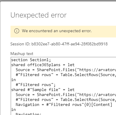 Sharepoint Folder access via Dataflow - Microsoft Fabric Community