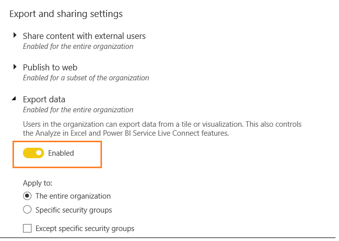 App users cannot export underlying data - Microsoft Fabric Community