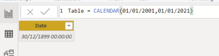 Solved: Calendar Table Only Showing One Date - Microsoft Fabric Community