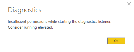 issuficient permissions while starting the diagnostics listener consider running elevated.png