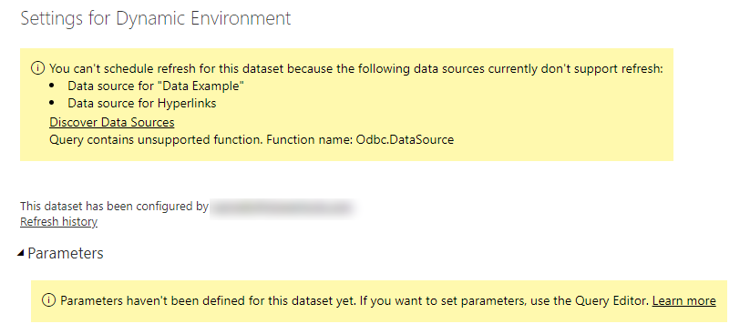 ODBC Unsupported function - Microsoft Fabric Community