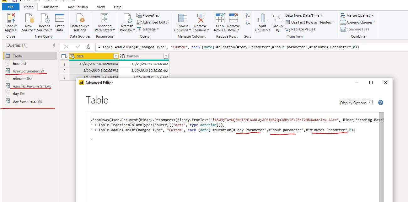 Solved: Replace duration with parameter - Microsoft Fabric Community