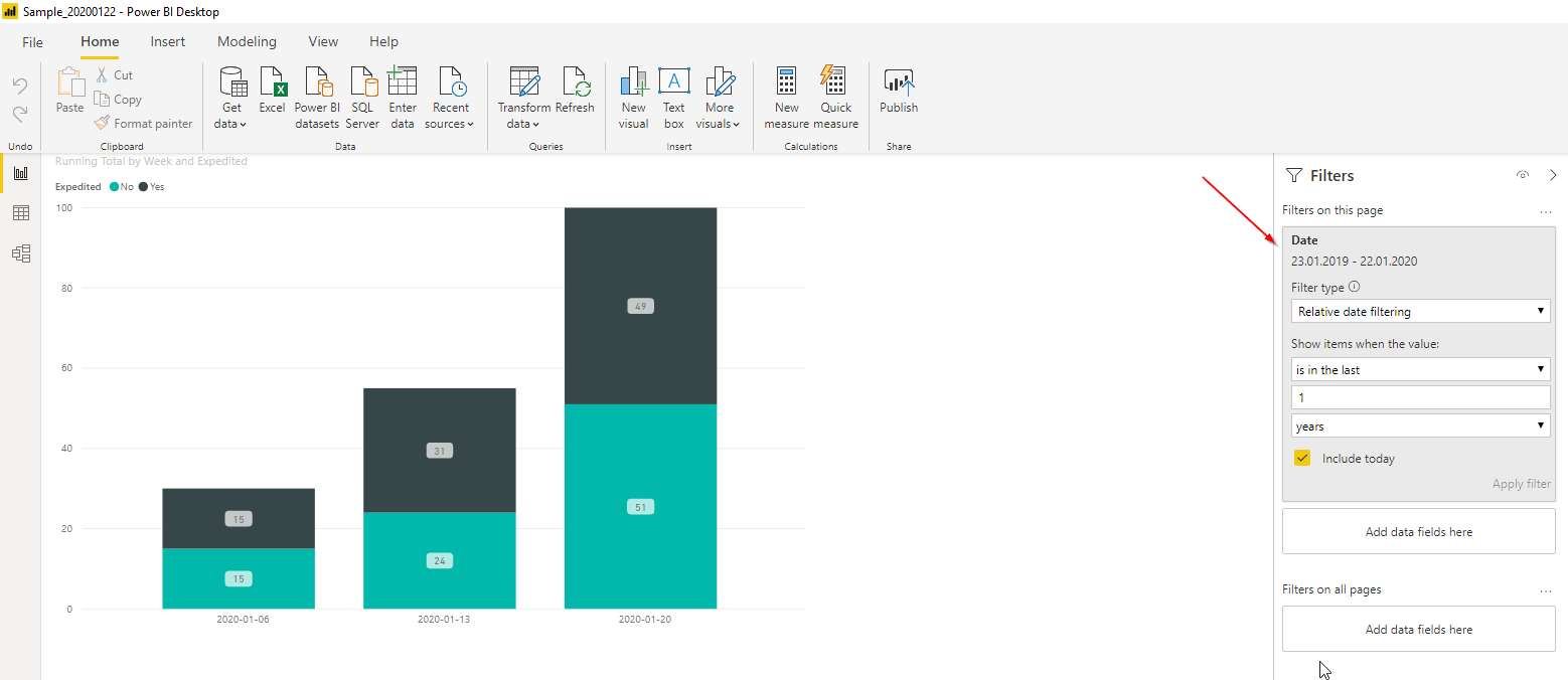 Line and stacked column chart help - Microsoft Fabric Community