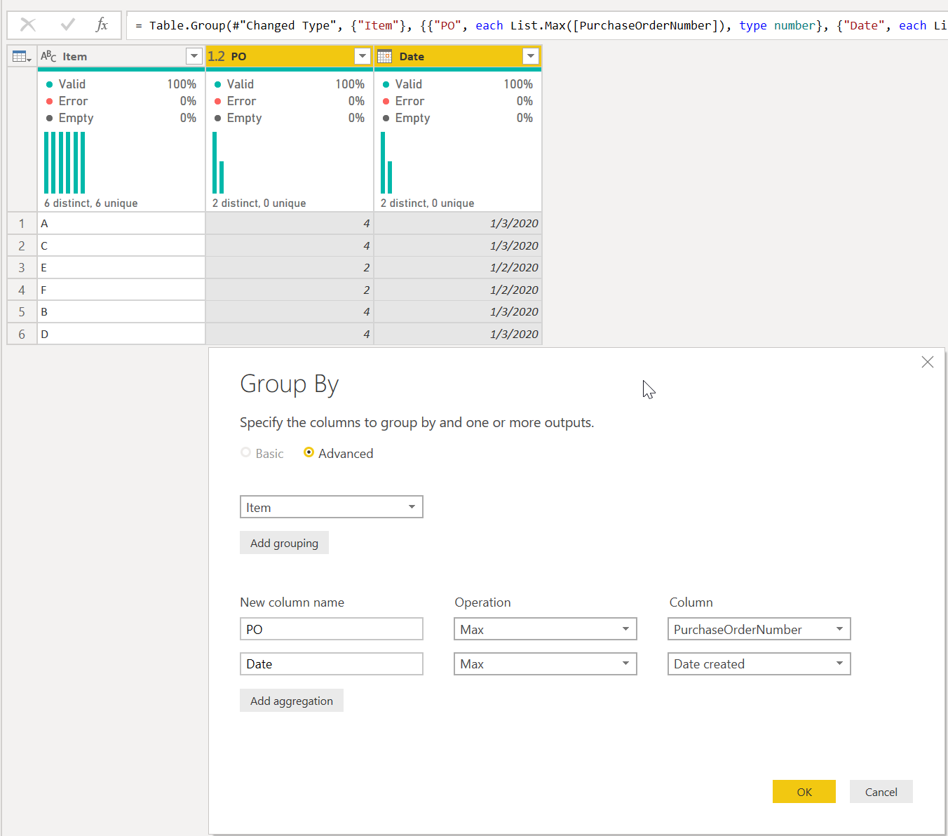 Create a table with latest transaction - Microsoft Fabric Community