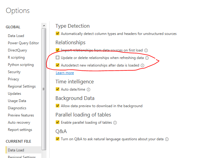 Solved: Data refresh visualization error because new rela ...