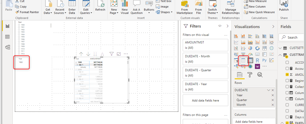 how to use filter with an hierarchy - Microsoft Fabric Community