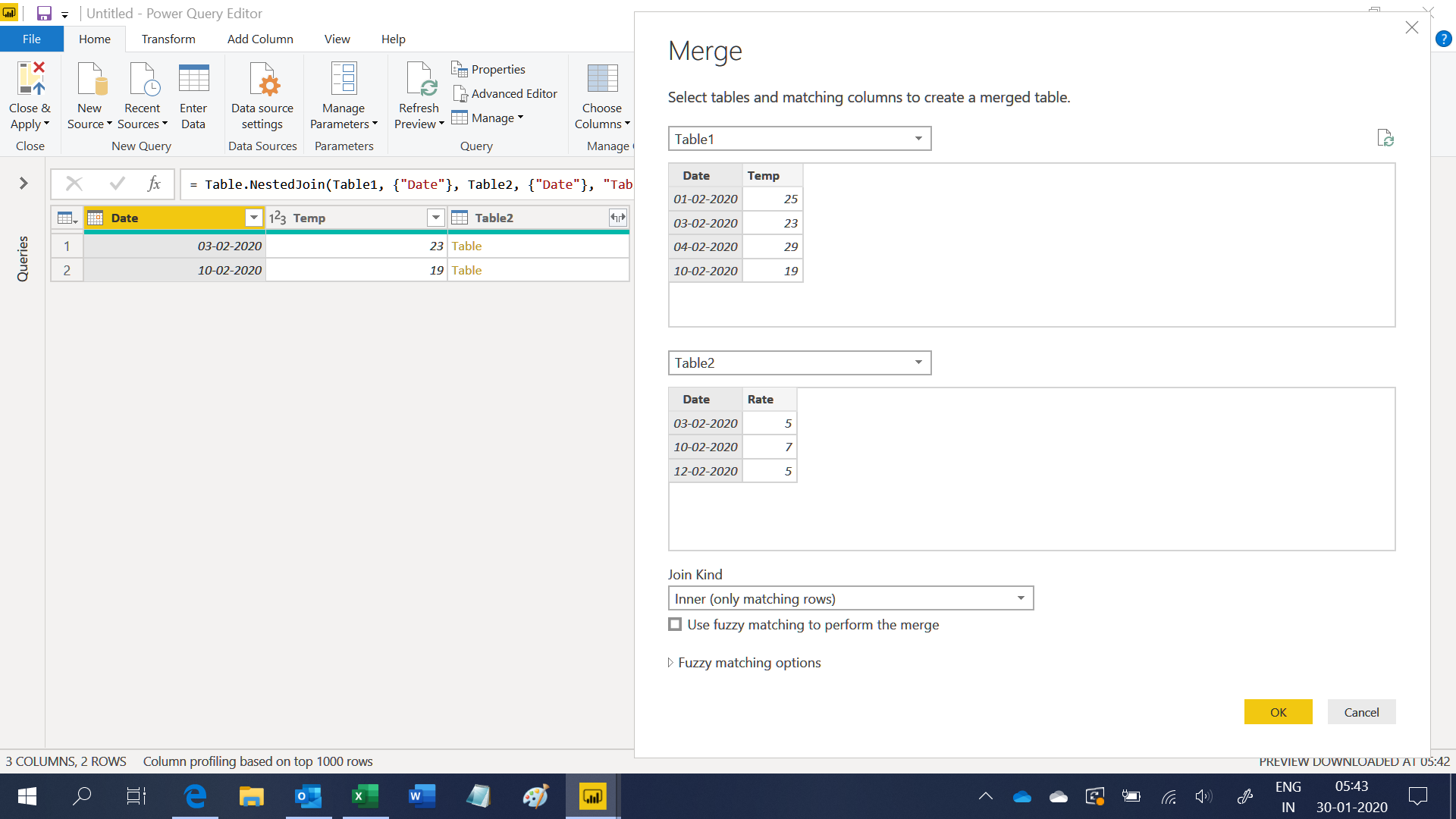 Solved: query from 2 tables - Microsoft Fabric Community