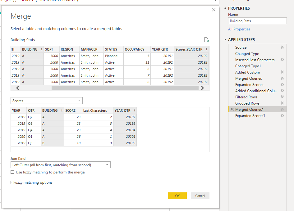Solved: In a table after merged query, replace null column ...