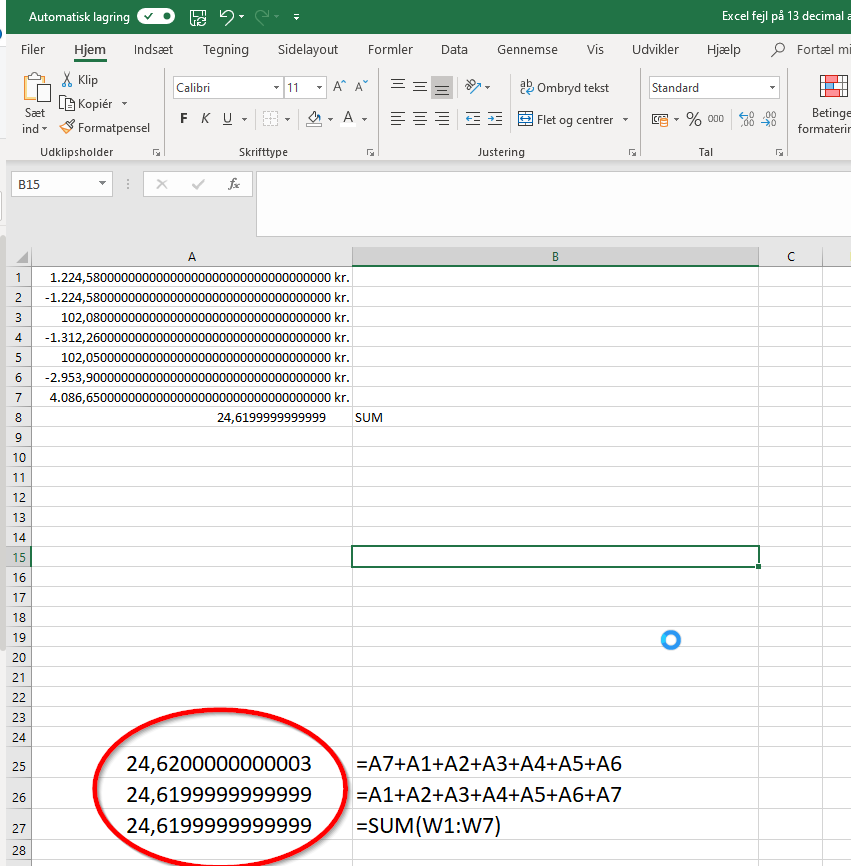 SUM function is wrong on 17 decimal ? (both in ex... - Microsoft Fabric ...