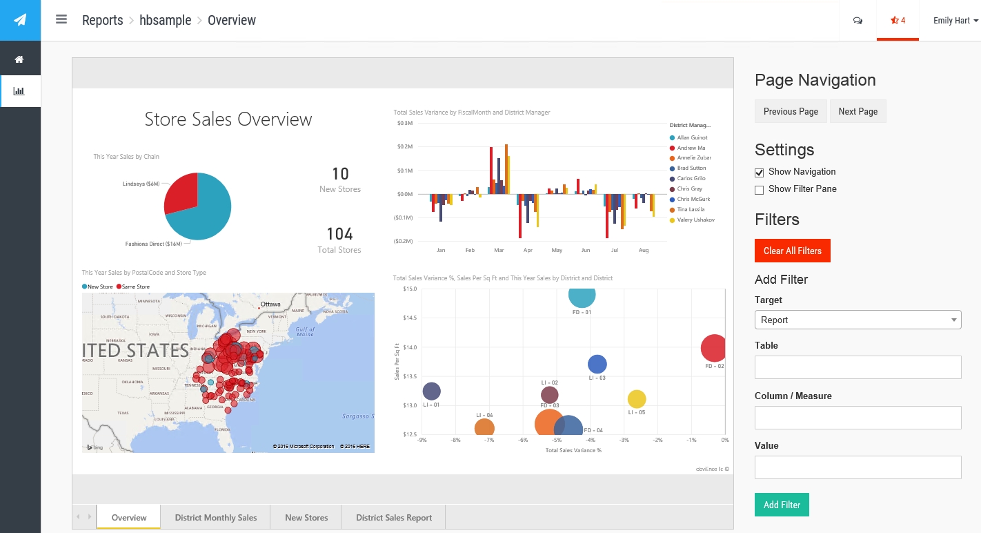 Power BI Embedded Example 