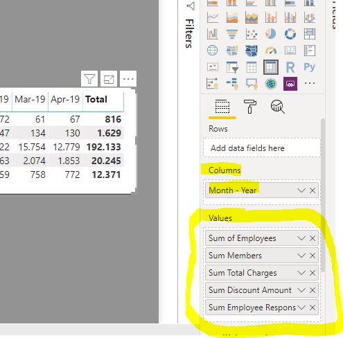 Solved: Re: Create a Matrix Table with multiple fields as ...