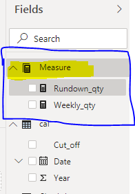 Solved: new table for measure - Microsoft Fabric Community