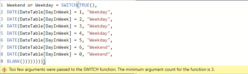 Solved: Switch Formula error message - Microsoft Fabric Community