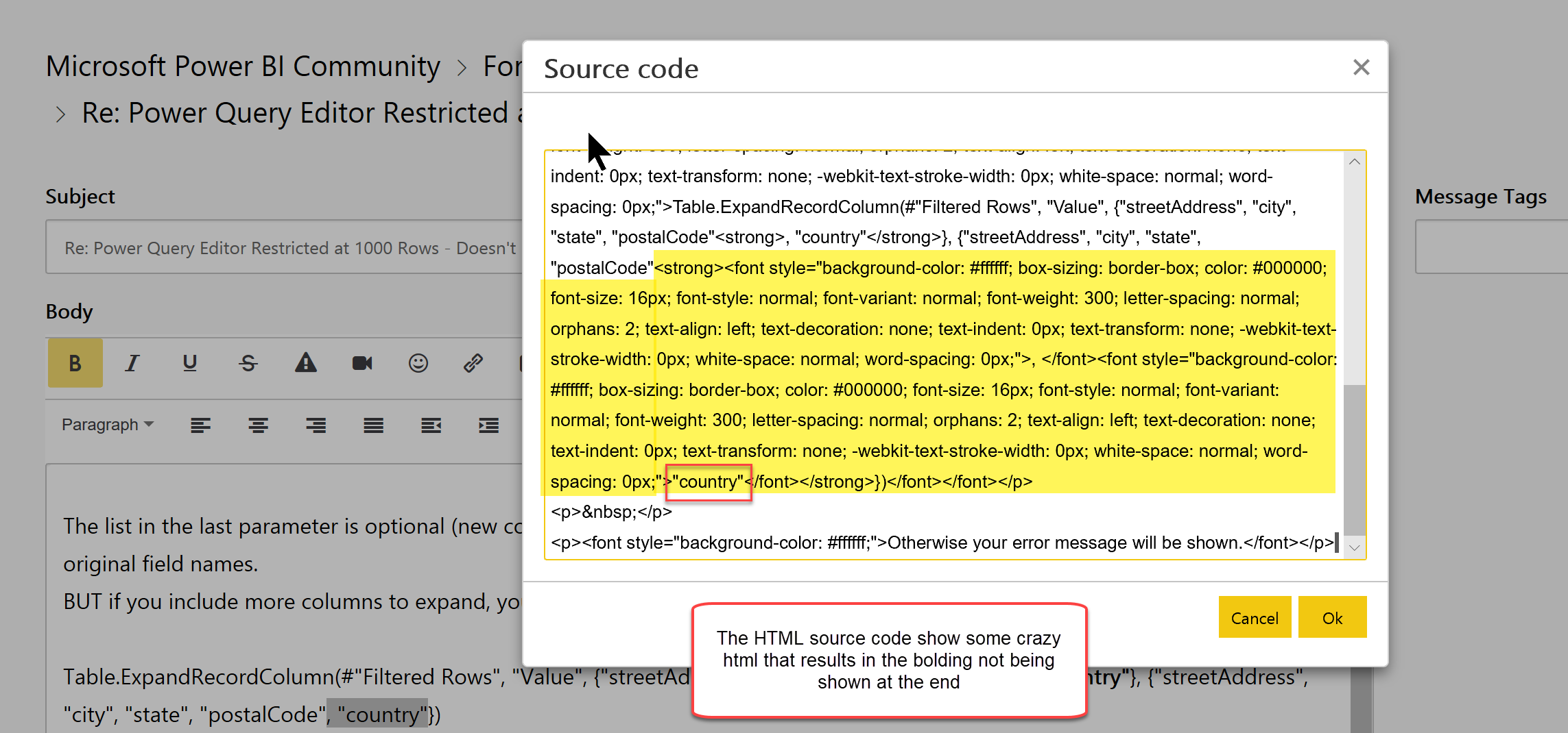 (HTML) Formatting not working correctly - Microsoft Fabric Community