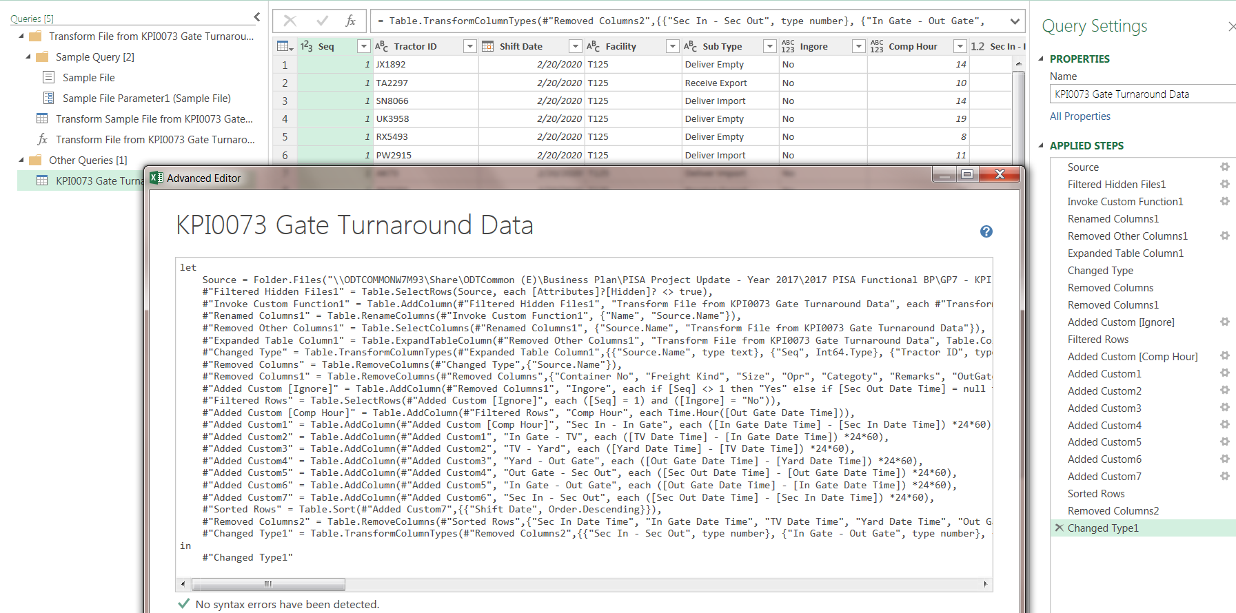 Solved: How to shortage the retrieving / loading data time ...