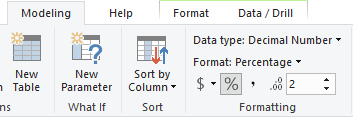 Measure in percentage format showing as decimal in... - Microsoft ...