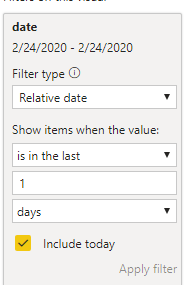 Solved: Date filter starting from today - Microsoft Fabric Community