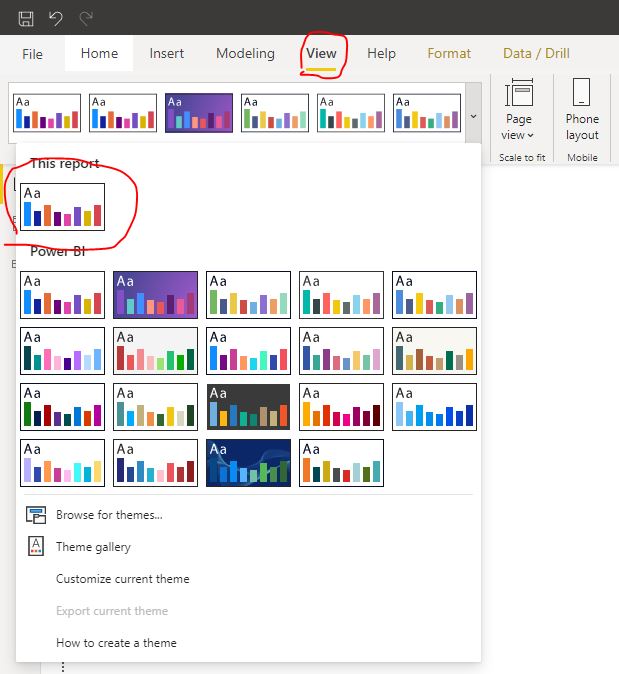 Solved: Which theme is in use? - Microsoft Fabric Community