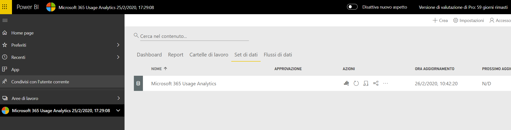 No dashboard on Microsoft 365 Usage Analytics - Microsoft Fabric Community