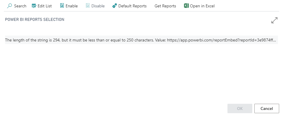 Power BI and Business Central Embedded not working - Microsoft Fabric ...