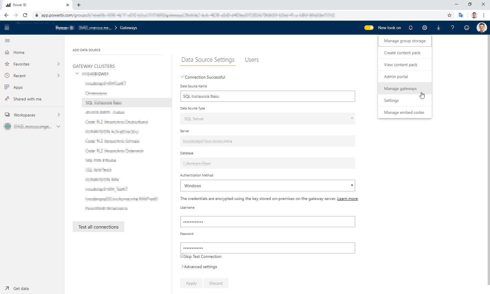 On-premise sql gateway works with Power Apps and A... - Microsoft ...