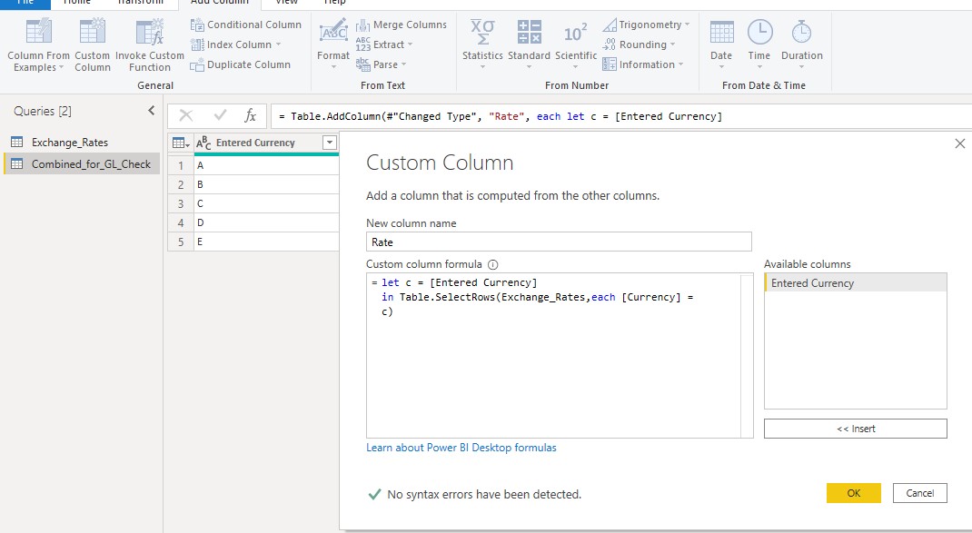 Solved: Help with custom column - Microsoft Fabric Community