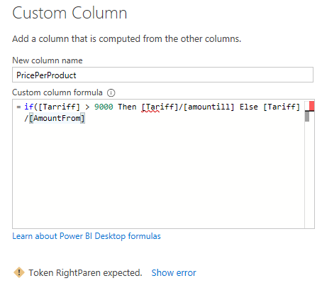 Solved: IF statement with divides in powerquery - Microsoft Fabric ...