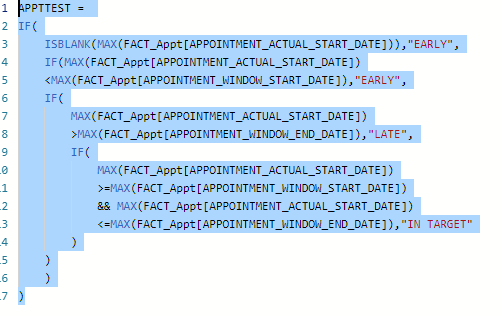 Solved: Nested IF Statement Ignoring Blanks - Microsoft Fabric Community