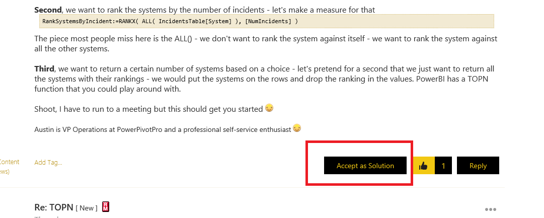 Solved: TOPN - Microsoft Fabric Community