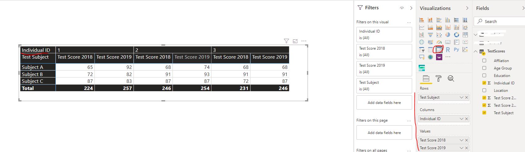 Create new data table on the fly based on slicer s... - Microsoft ...