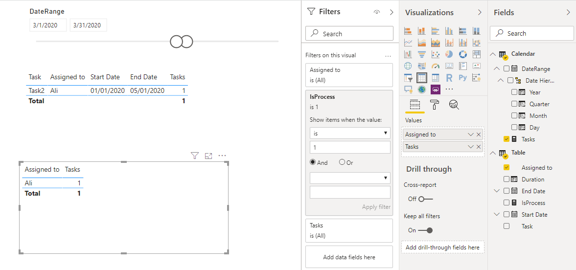 Solved: Show Tasks in specific month using date slicer - Microsoft ...