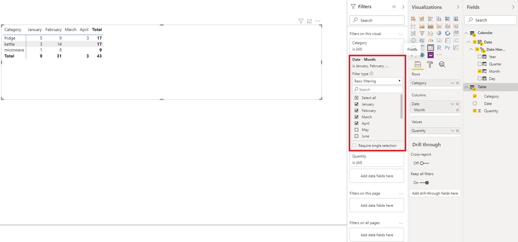 Solved: Problem with rendering Columns of a Matrix table f ...