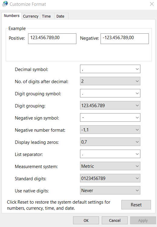 Power BI Does Not Assume Regional Settings For Tho Microsoft
