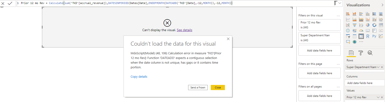 Solved: DATEADD not working in Matrix - Microsoft Fabric Community