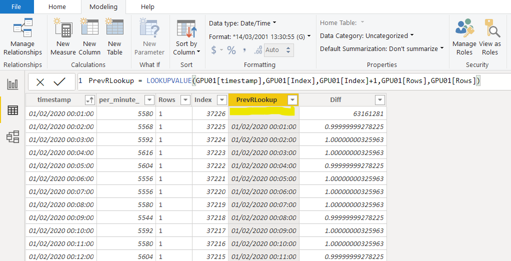 Solved: Calculating the value of time difference between r ...