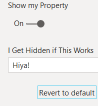 Solved: Format Panel Toggle Switch to Reveal More Options - Microsoft ...