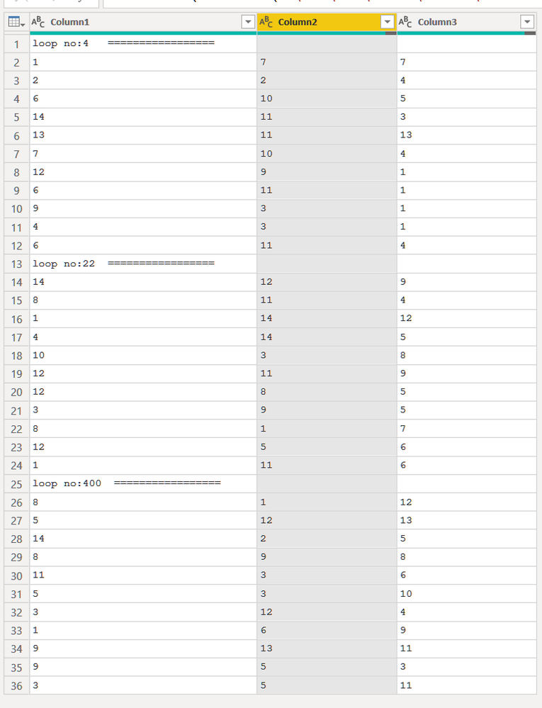 Messy data import into PQ