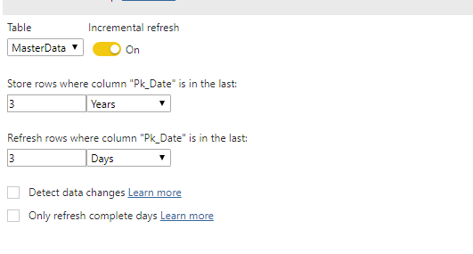 Incremental Refresh - Microsoft Fabric Community