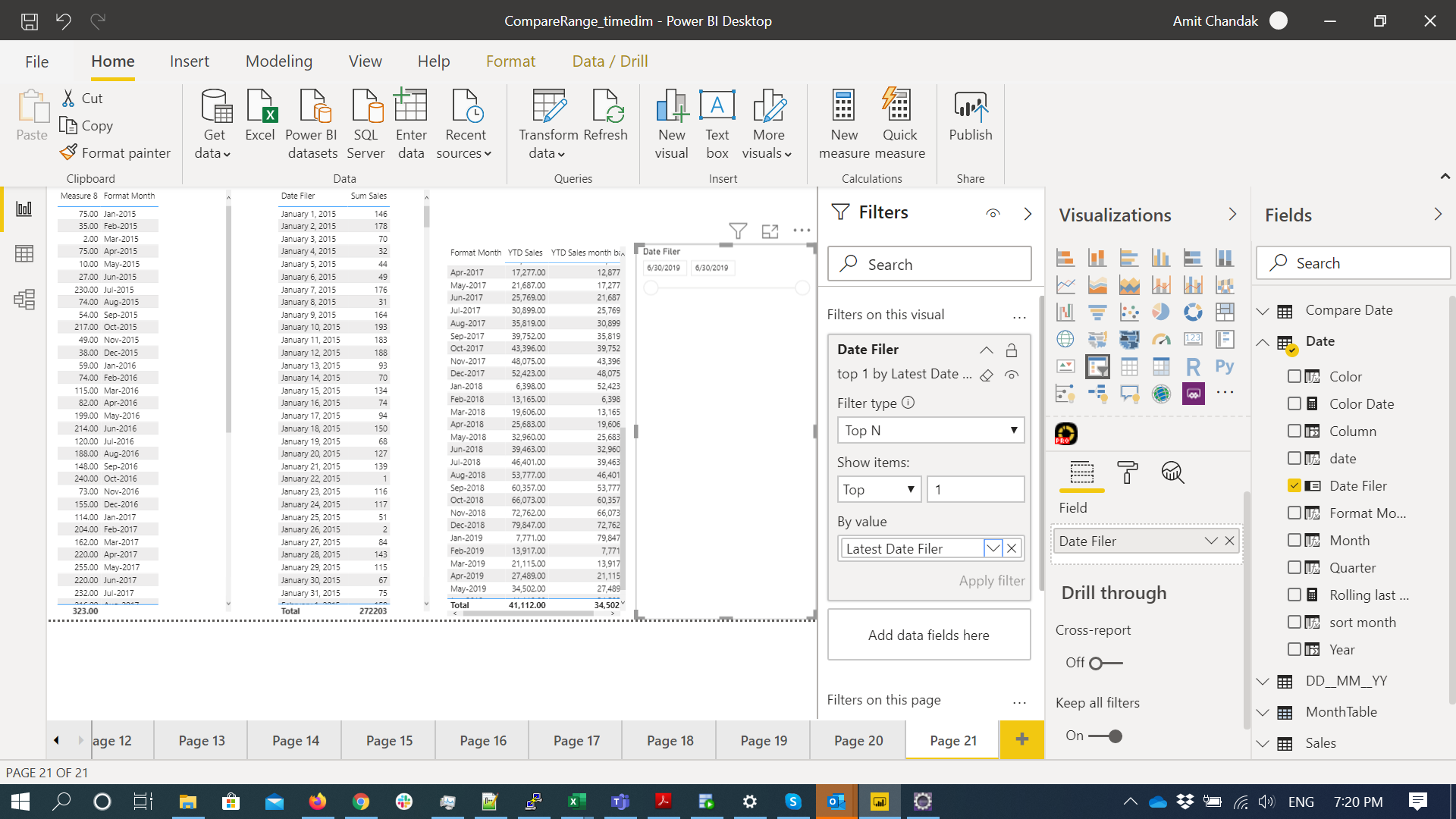 Solved: to get latest date in the report - Microsoft Fabric Community