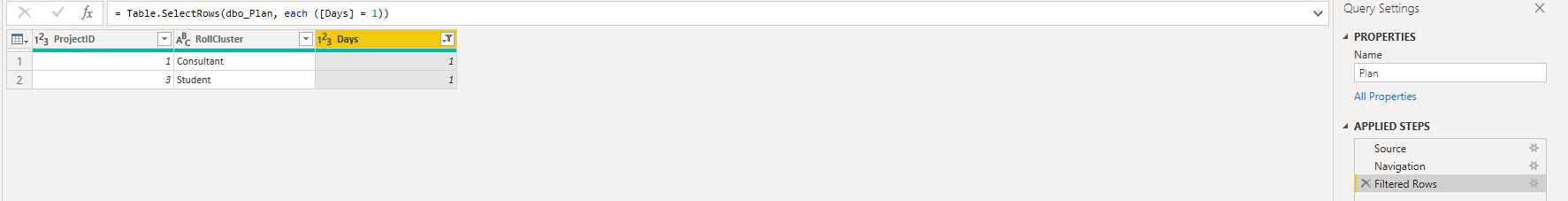 Filtering before import of data - Microsoft Fabric Community