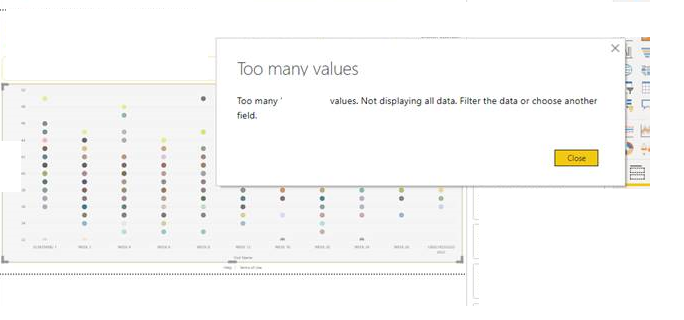 Data Points are not fully available in Scatter Cha... - Microsoft ...