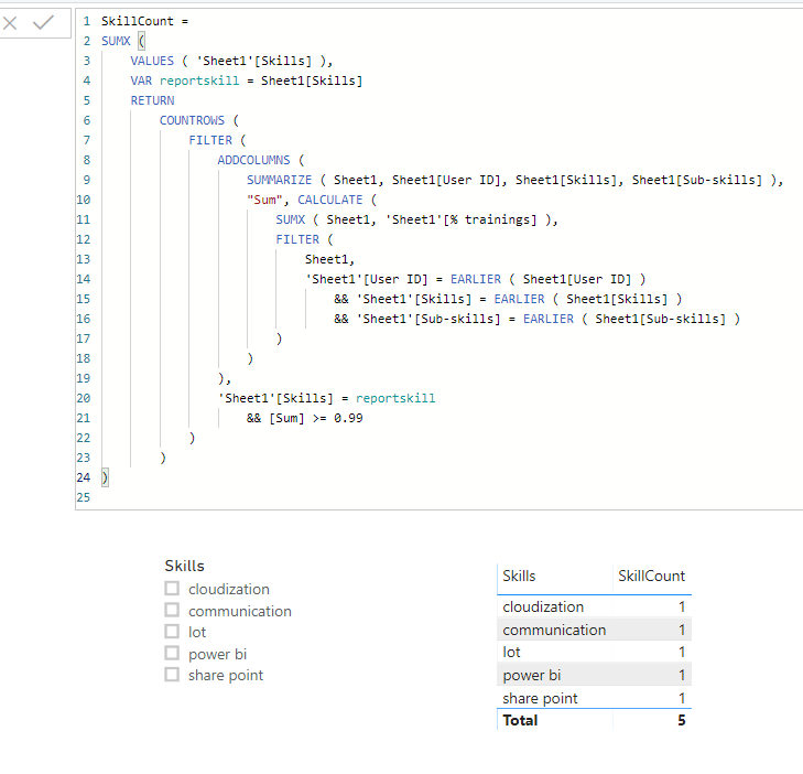 Solved: measure total with multiple criteria - Microsoft Fabric Community